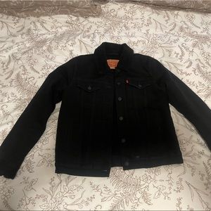 Black Levi’s Black Trucker Jacket